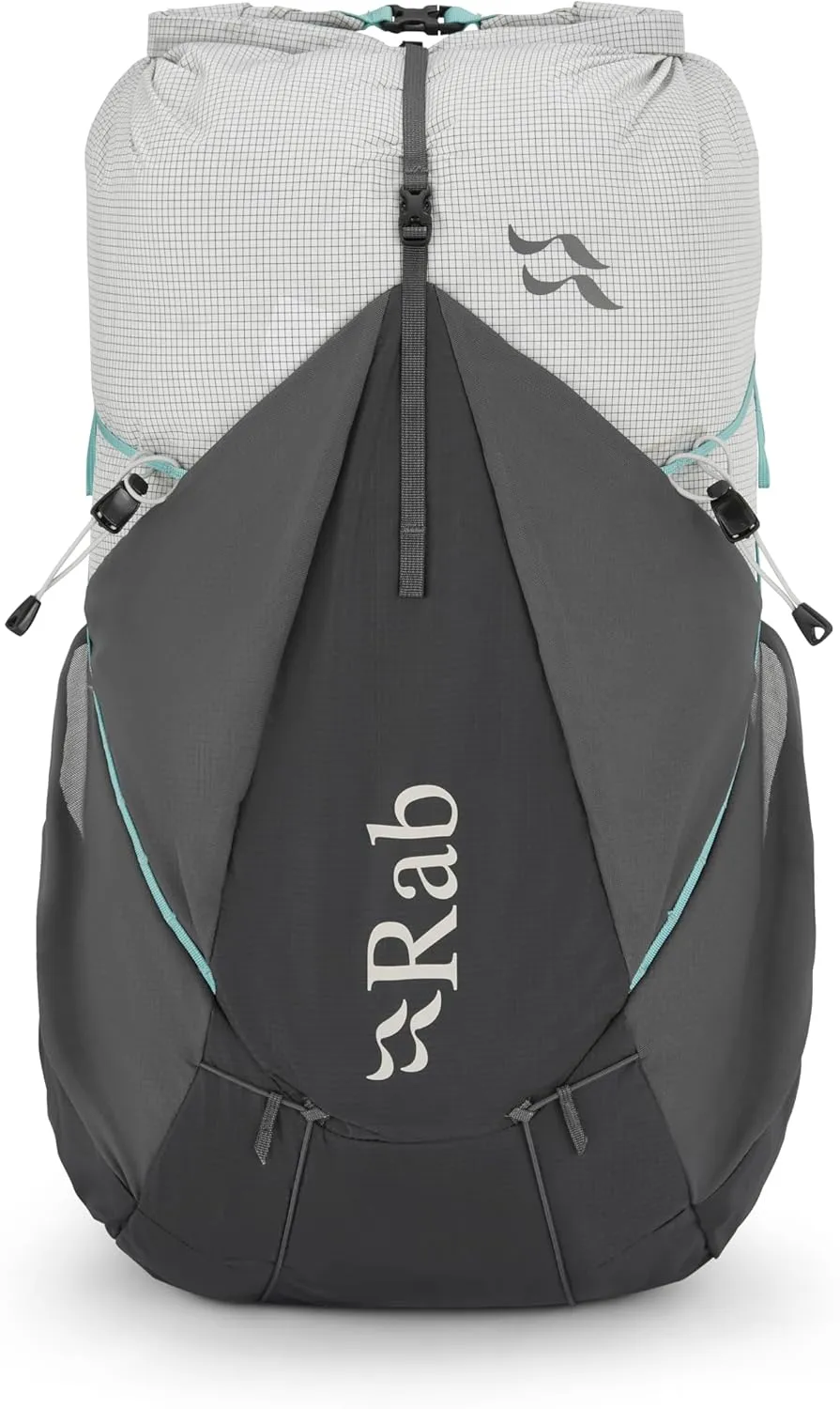 Rab Women's Muon ND Hiking Pack - Lightweight Durable Backpack for Hiking, Trekking, & Backpacking - Pewter/Graphene - 40-Liter (Back Length - Small)