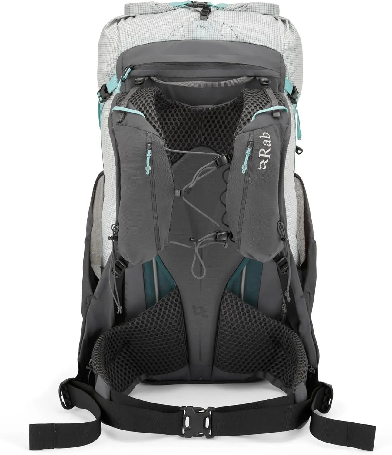 Rab Women's Muon ND Hiking Pack - Lightweight Durable Backpack for Hiking, Trekking, & Backpacking - Pewter/Graphene - 40-Liter (Back Length - Small)