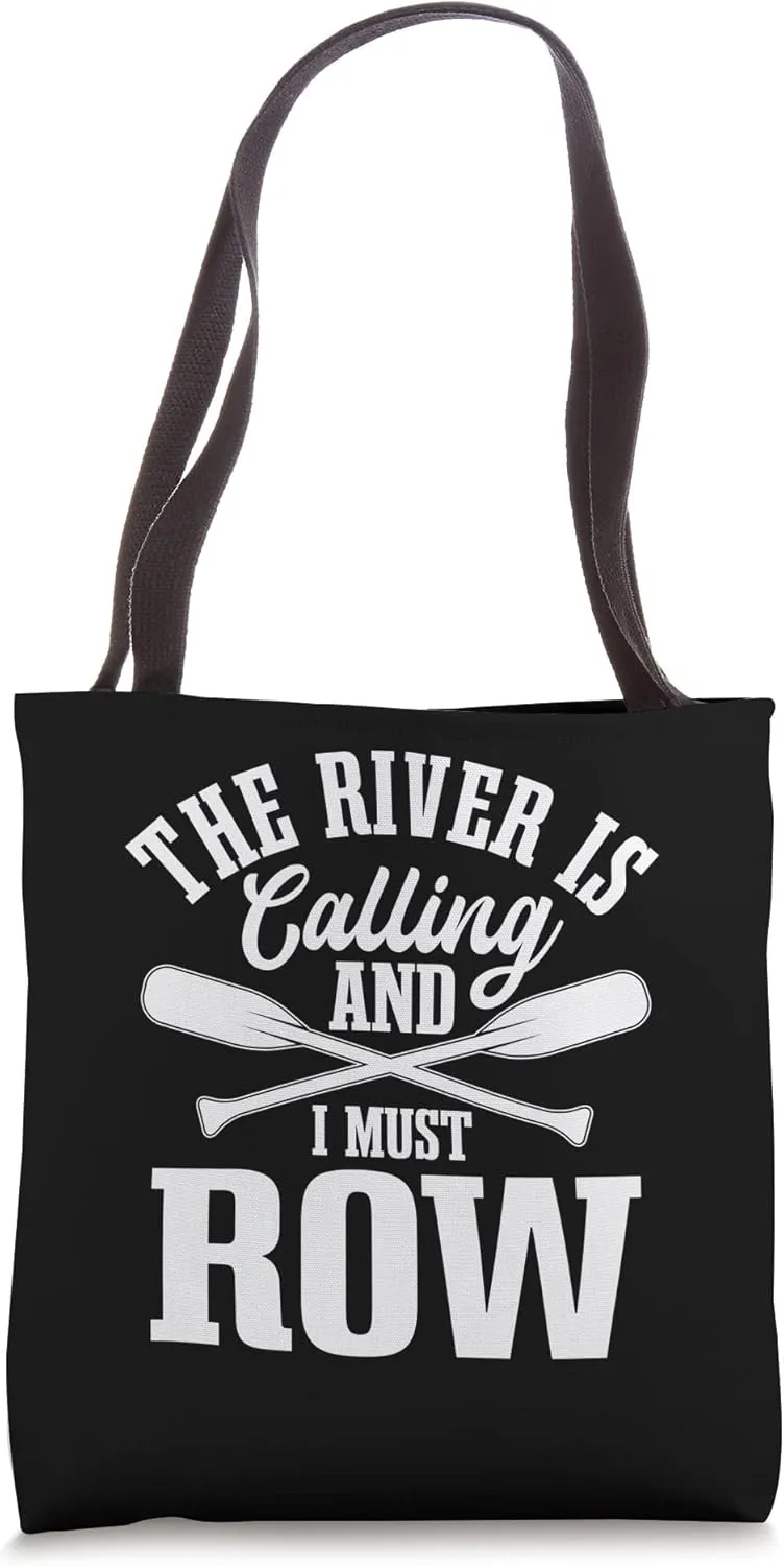Rafting Whitewater Row Paddling Rubber Raft River Sports Tote Bag