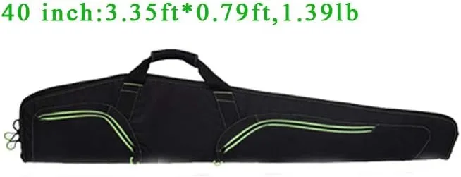 Raprance 40/44/48/52inch Soft Scoped Rifle Shotgun Carrying Case Long Gun Bag with Lockable Zippers