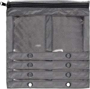 Reaction Tackle Deluxe Bait Binder – Water-Resistant Soft Plastic Bait Storage Bag, Saltwater & Freshwater Fishing Tackle Organizer, Lure Bag for Bass, Kayak, and Boat Fishing