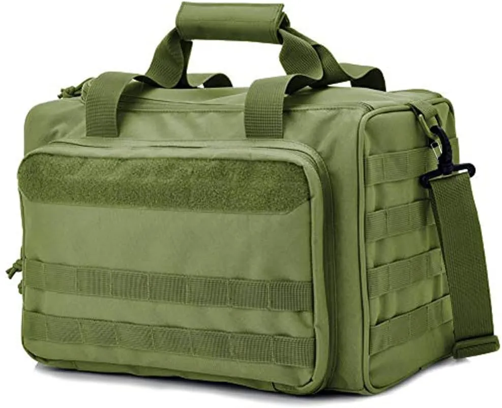 REEBOW GEAR Tactical Gun Range Bag Deluxe Pistol Shooting Range Duffle Bags