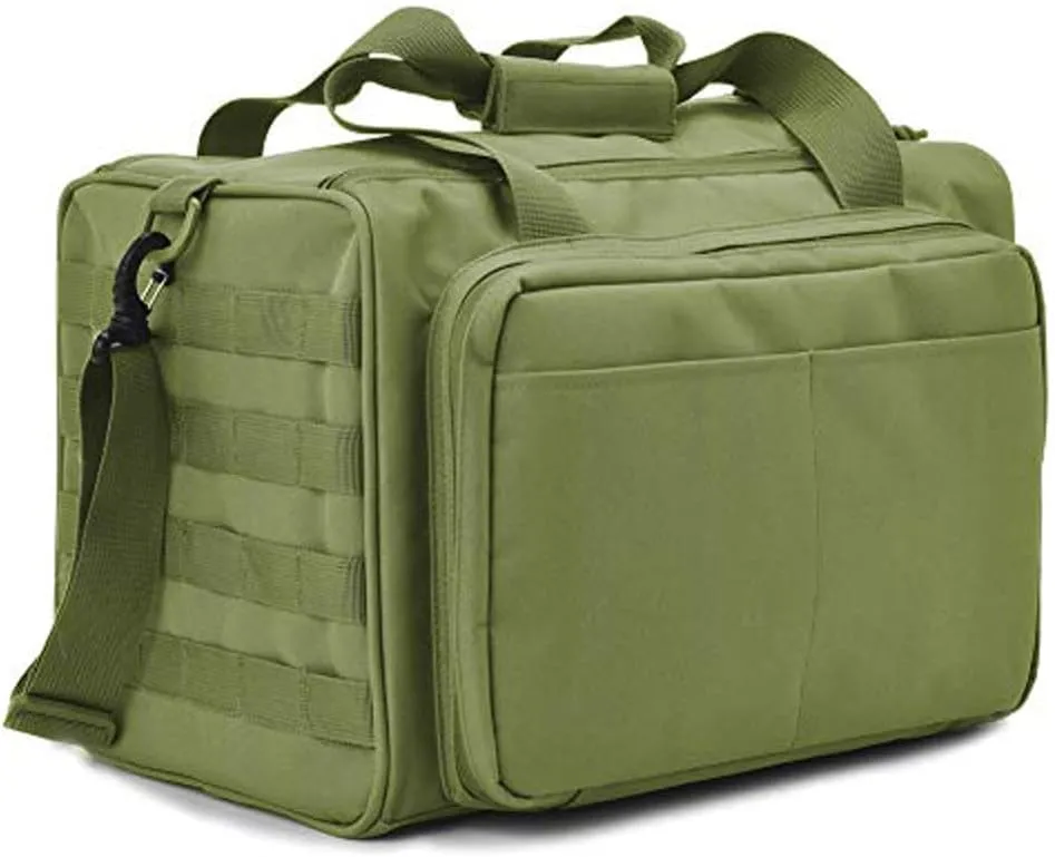 REEBOW GEAR Tactical Gun Range Bag Deluxe Pistol Shooting Range Duffle Bags