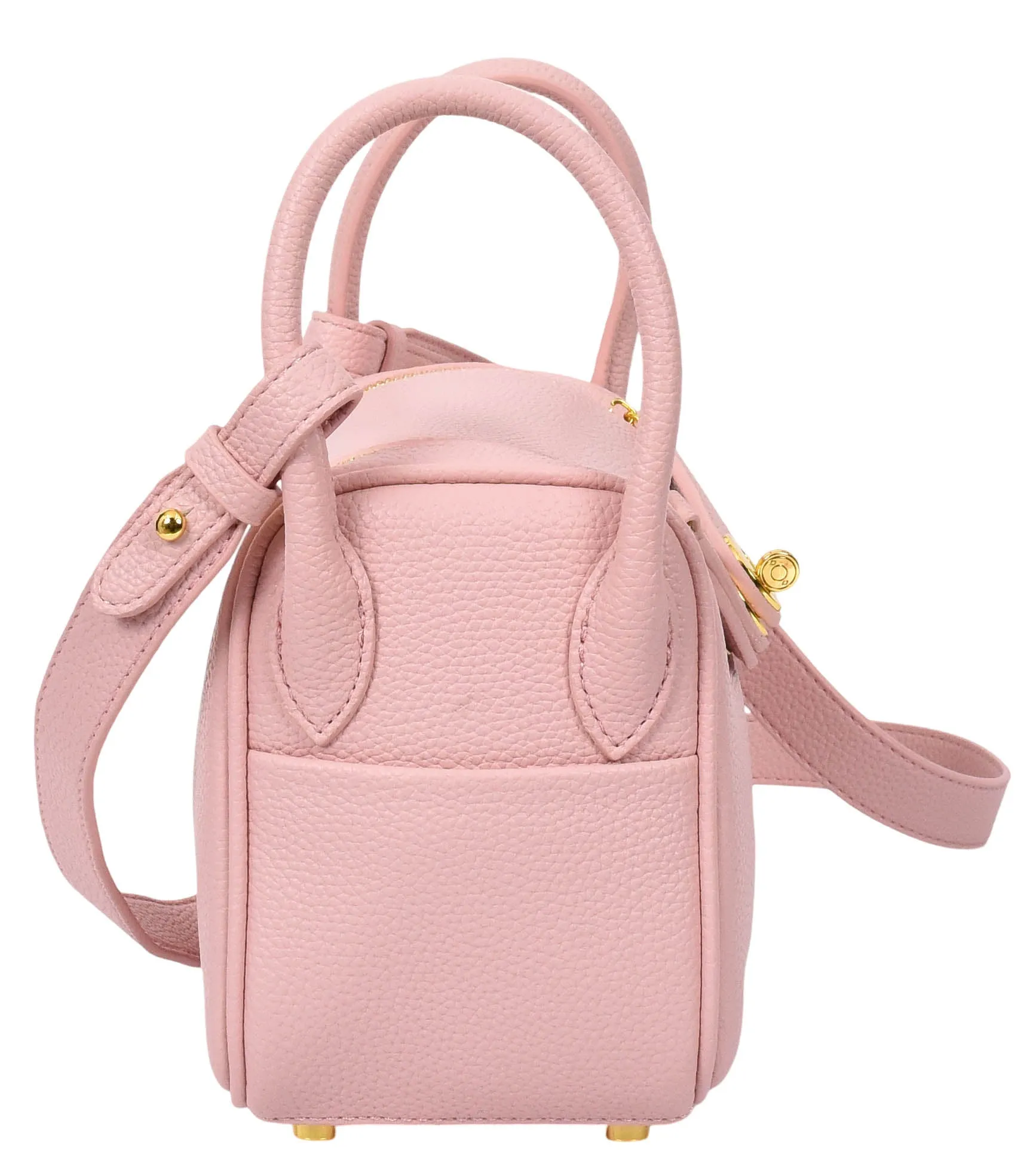 Regina Women's Faux Leather Mini Shoulder Strap Bag Pink