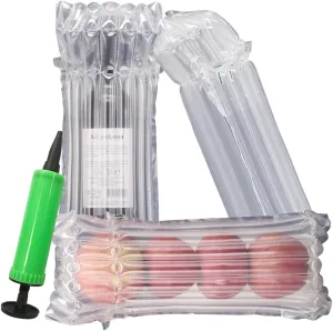 REISSHO Wine Bottle Protector - 50 Pack Inflatable Wine Bags for Travel with Free Pump