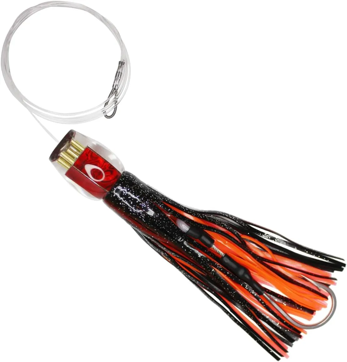Resin Trolling Lures 9" 4 oz Deep Sea Lure for Marlin Tuna Mahi Mahi Wahoo Sailfish Saltwater Offshore Big Game Trolling Lures Skirted Fishing Lures Included Mesh Bag