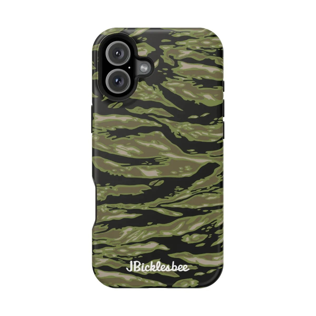 Retro Woodland Camo Tiger Stripe MagSafe iPhone Case