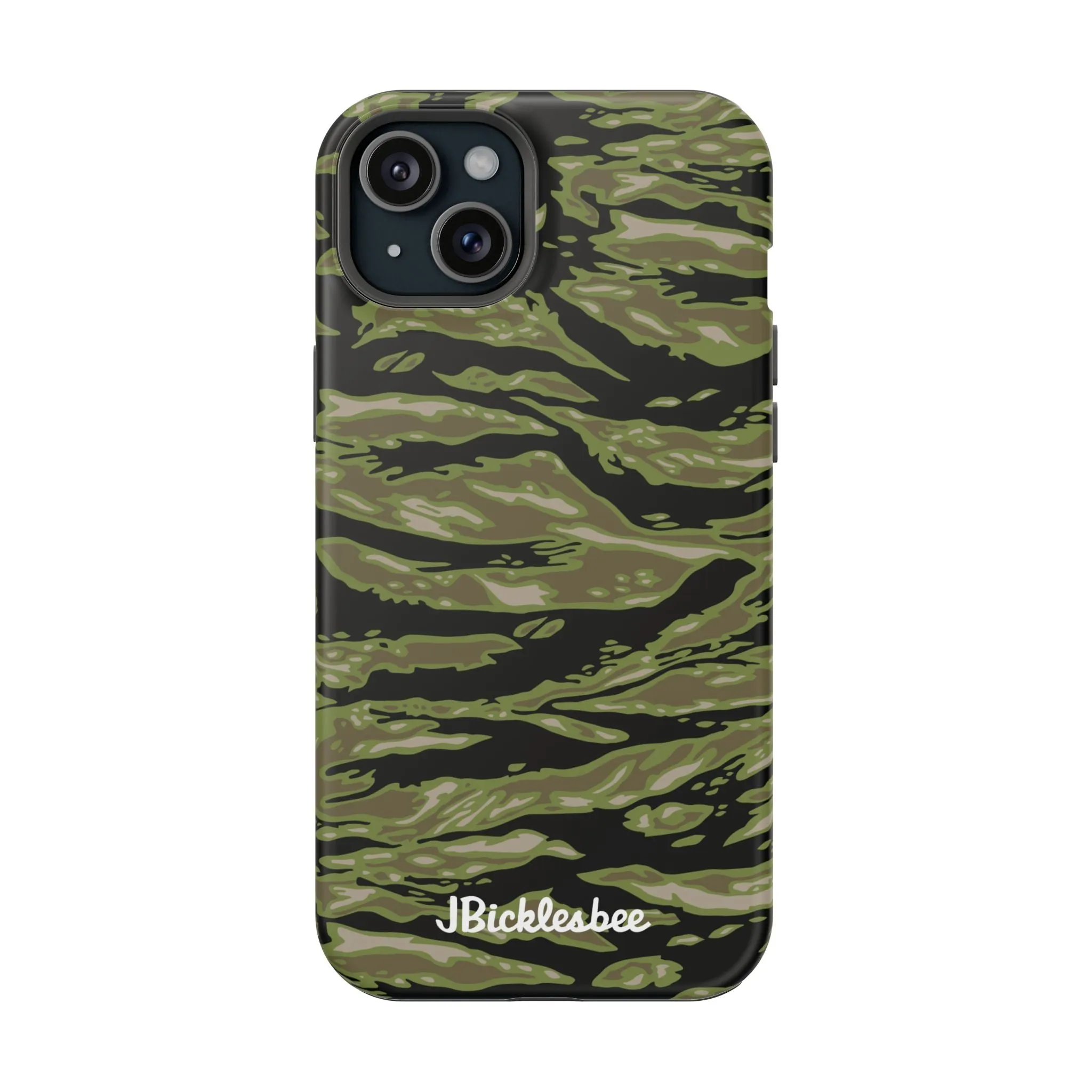 Retro Woodland Camo Tiger Stripe MagSafe iPhone Case