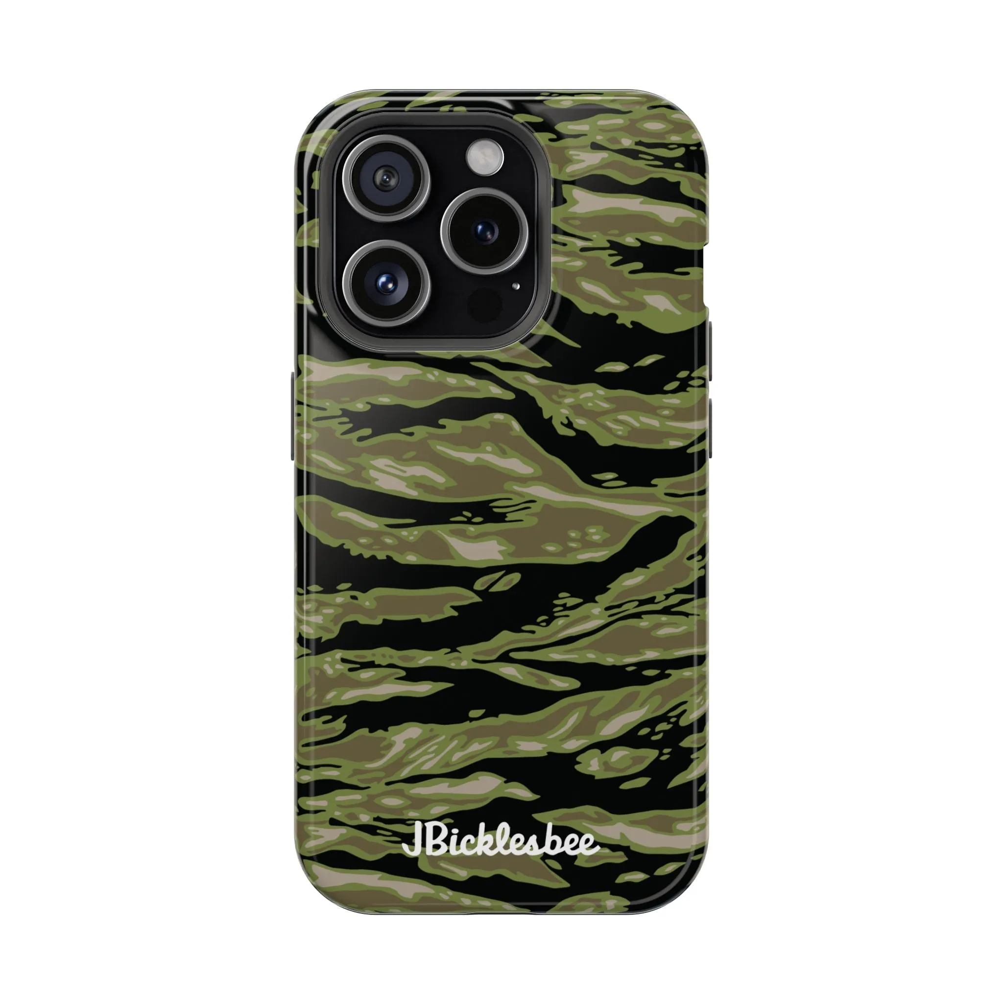 Retro Woodland Camo Tiger Stripe MagSafe iPhone Case