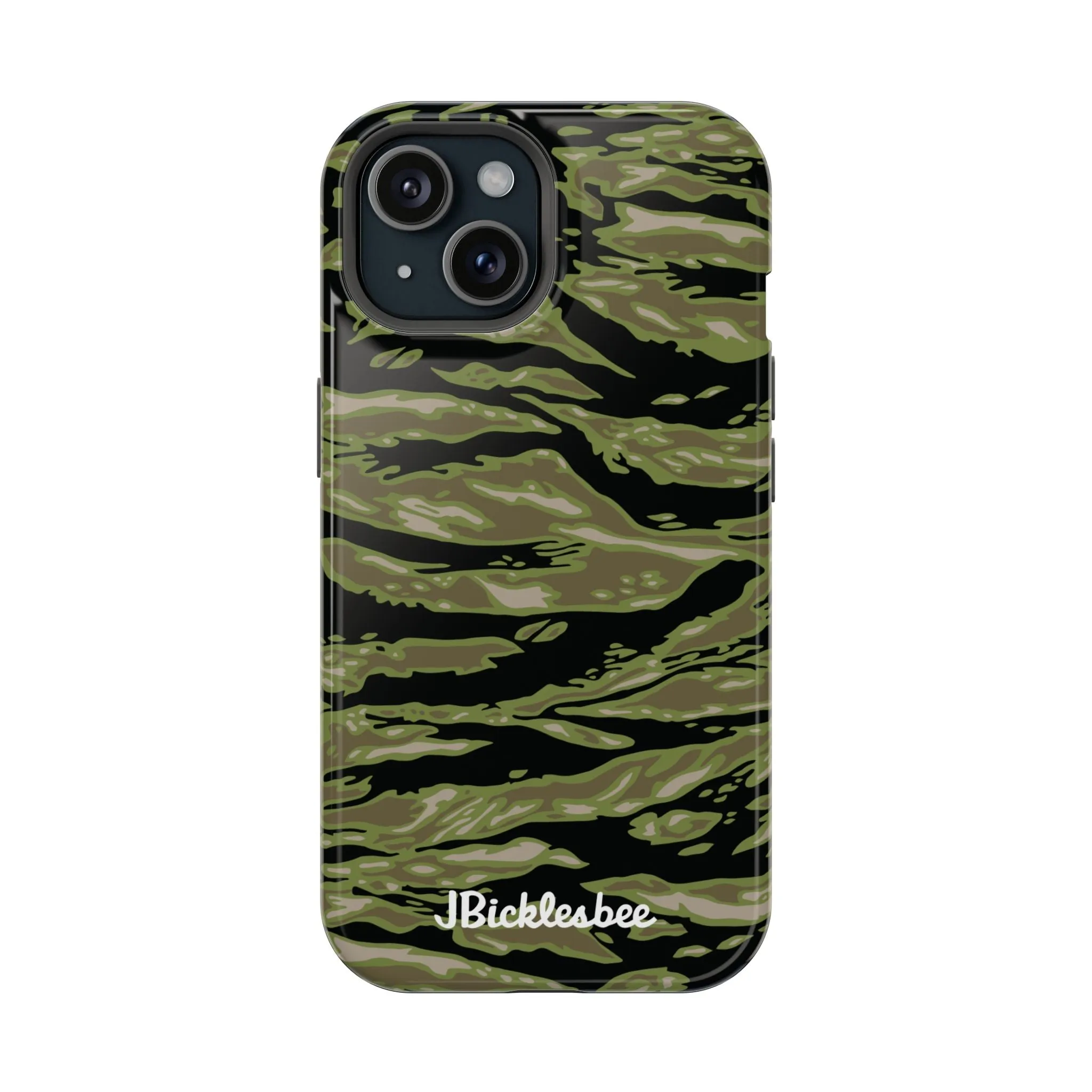 Retro Woodland Camo Tiger Stripe MagSafe iPhone Case