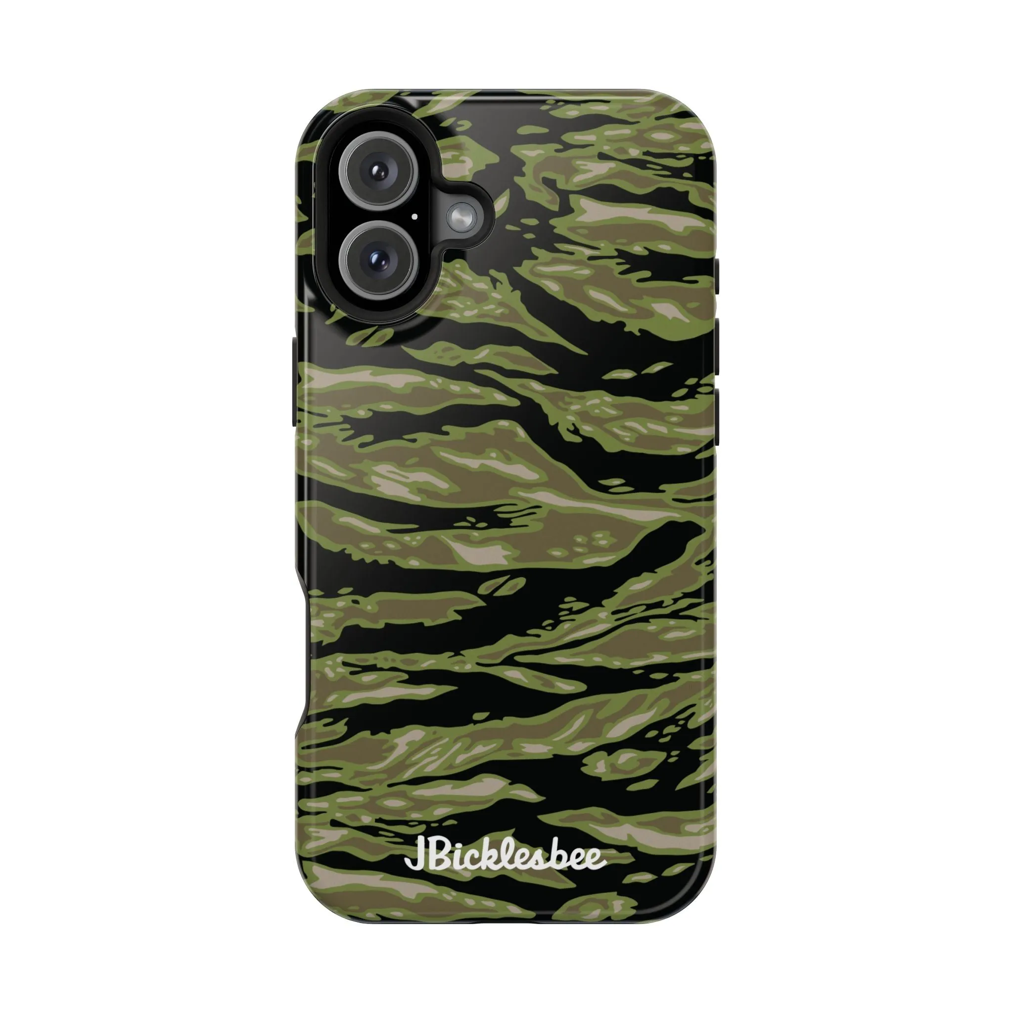 Retro Woodland Camo Tiger Stripe MagSafe iPhone Case