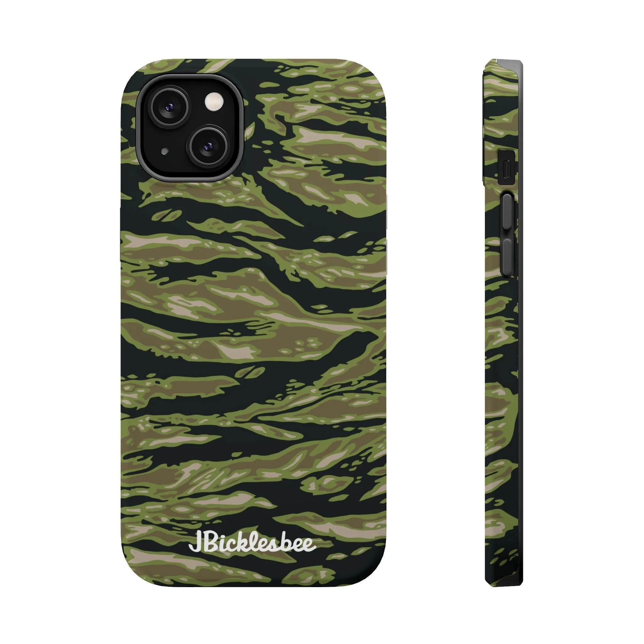 Retro Woodland Camo Tiger Stripe MagSafe iPhone Case
