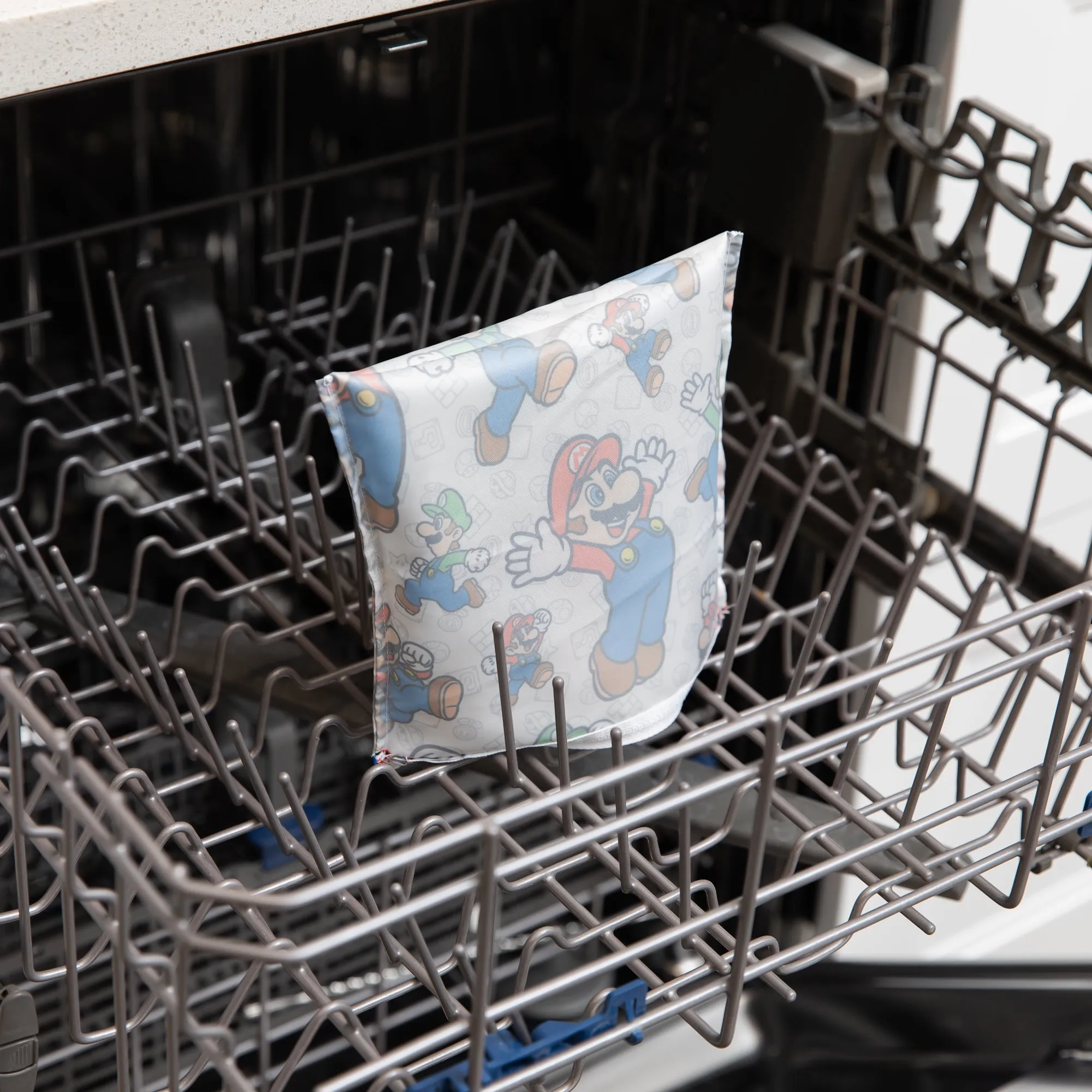 Reusable Snack Bag, Large: Super Mario™ & Luigi