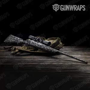 Rifle Ragged Midnight Camo Gun Skin Vinyl Wrap
