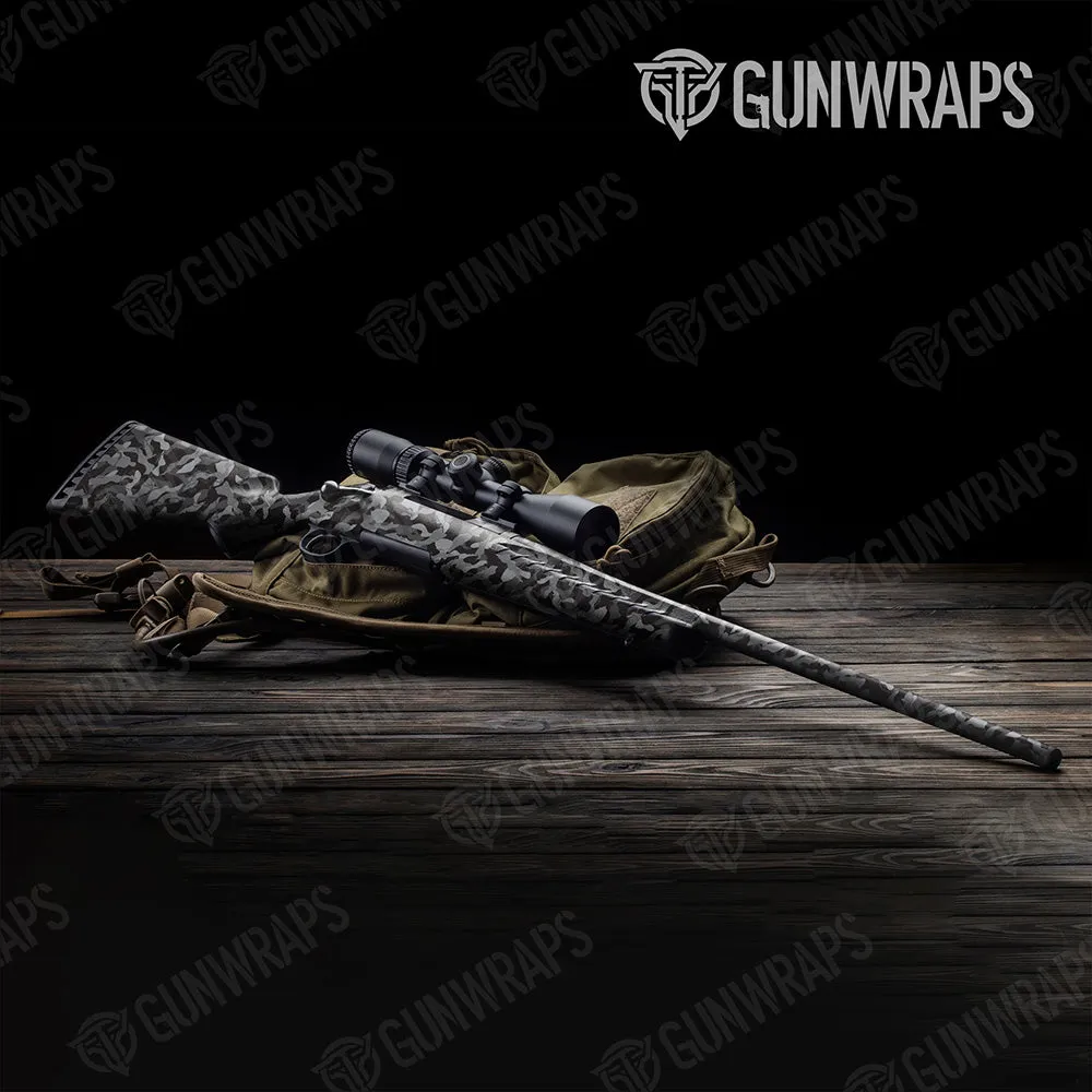 Rifle Ragged Midnight Camo Gun Skin Vinyl Wrap