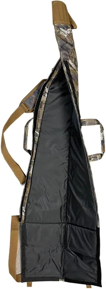 Rig'Em Right Waterfowl 53" Full Choke Water Repellant Floating Gun Case with Thick Flotation, Metal Hardware, and Padded Adjustable Shoulder Strap