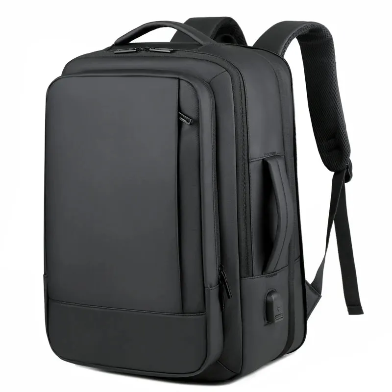 Rilibegan Men Travel Backpack Expand Oxford Big Capacity USB Charge Business Male Backpacks Computer Men Backpacks