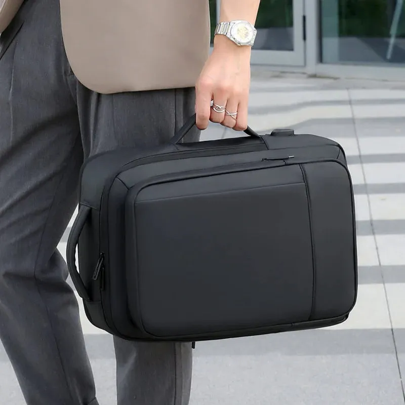 Rilibegan Men Travel Backpack Expand Oxford Big Capacity USB Charge Business Male Backpacks Computer Men Backpacks