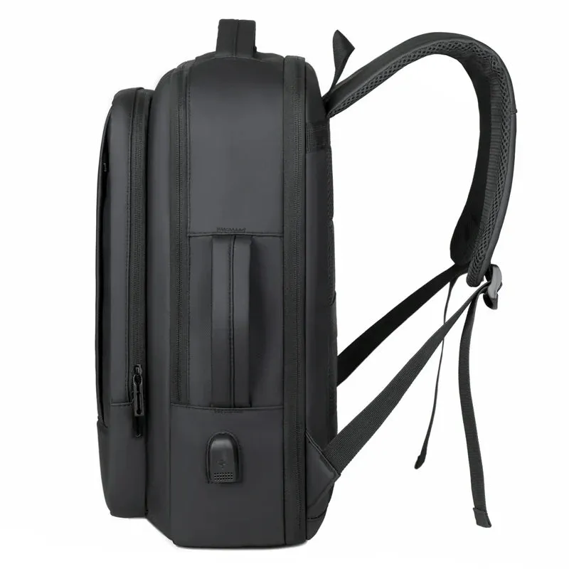 Rilibegan Men Travel Backpack Expand Oxford Big Capacity USB Charge Business Male Backpacks Computer Men Backpacks