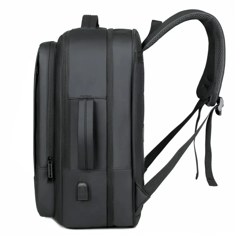 Rilibegan Men Travel Backpack Expand Oxford Big Capacity USB Charge Business Male Backpacks Computer Men Backpacks