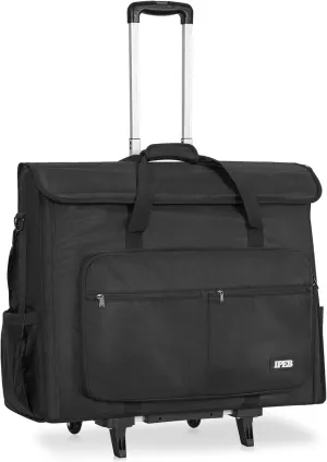 Rolling Travel Carrying Tote Bag with Wheels Compatible with Apple iMac Desktop Computer for 27 inch Monitor and Accessories