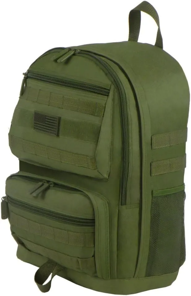 RTC509 Tactical Molle Sport Military Assault Rucksacks Hiking Trekking Bag (OLIVE)