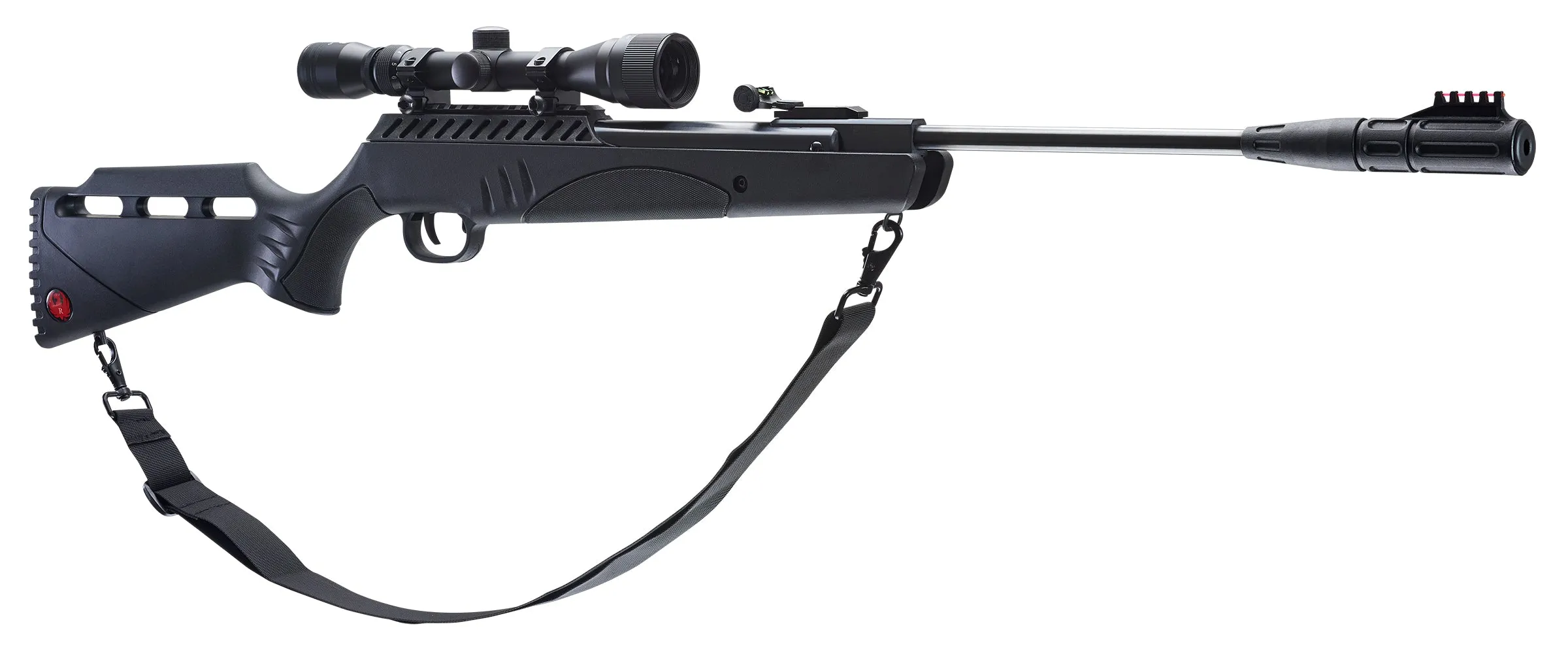 Rugеr Targis Hunter Max .22 Combo (3-9x32 Scope) Gas Piston Break Barrel AirRifle AirGun with Wearable4U 250x Pellets and 100x Targets Bundle