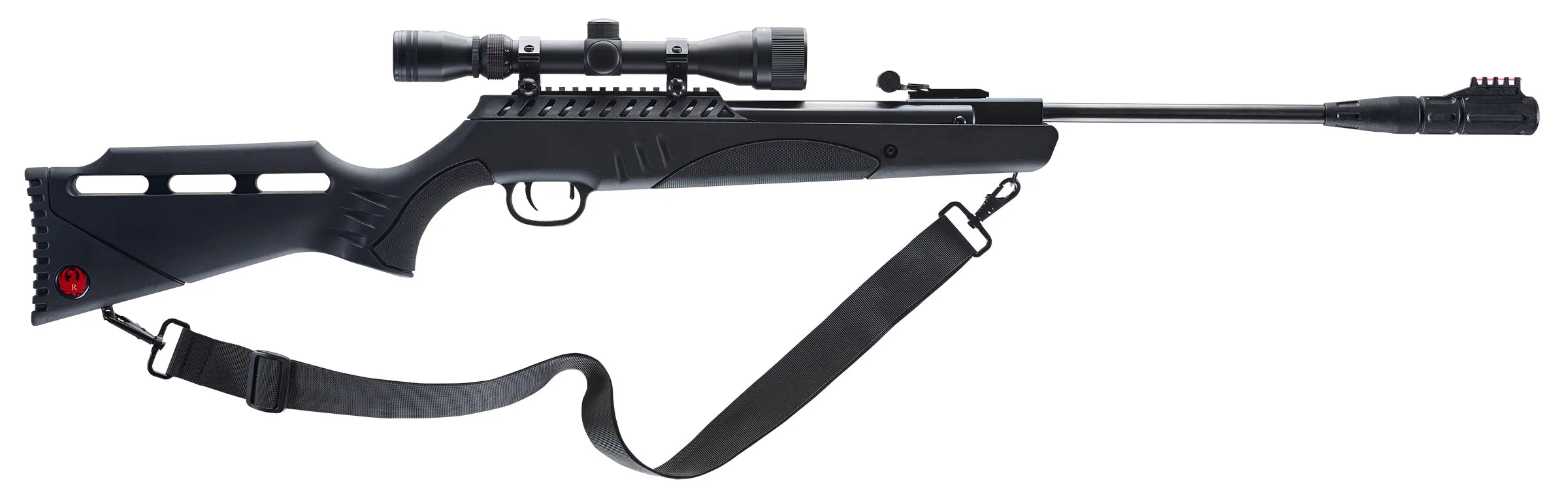 Rugеr Targis Hunter Max .22 Combo (3-9x32 Scope) Gas Piston Break Barrel AirRifle AirGun with Wearable4U 250x Pellets and 100x Targets Bundle