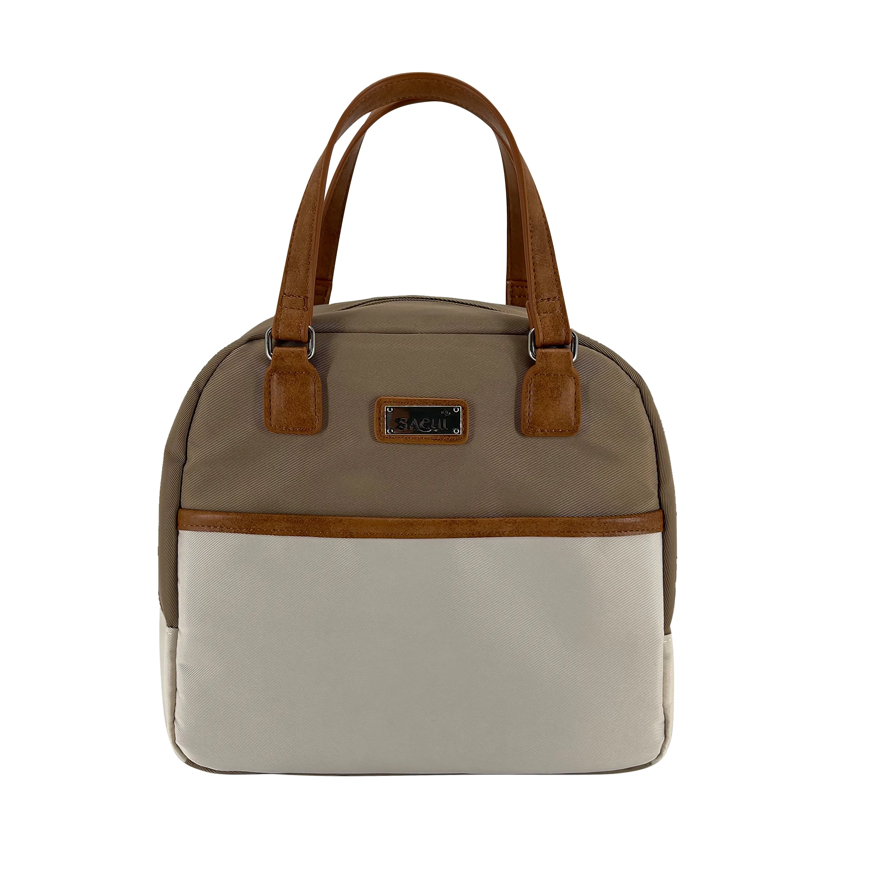 Sachi Insulated Cali Lunch Bag - Latte & Cream