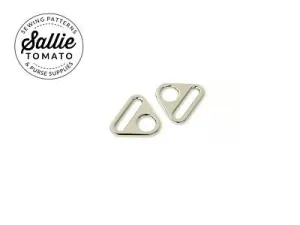 Sallie Tomato Triangle Ring 1" Nickel