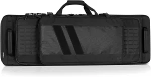 Savior Equipment Specialist Series Tactical Double Long Gun Bag Case Backpack 4 Pistol Handgun Storage, Lockable Zippers, Padded Drag Handles, w/Adjustable Shoulder Strap