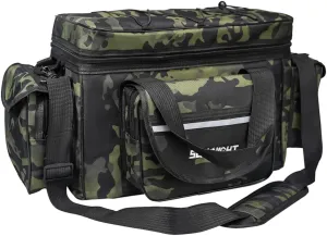 Seaknight Carp Fishing Bag SK003 Single Shoulder Sea Fishing Tackle Bags Holdall Camouflage Outdoor Carryall Bag Hiking Travel Pack 50CM*28CM*27CM