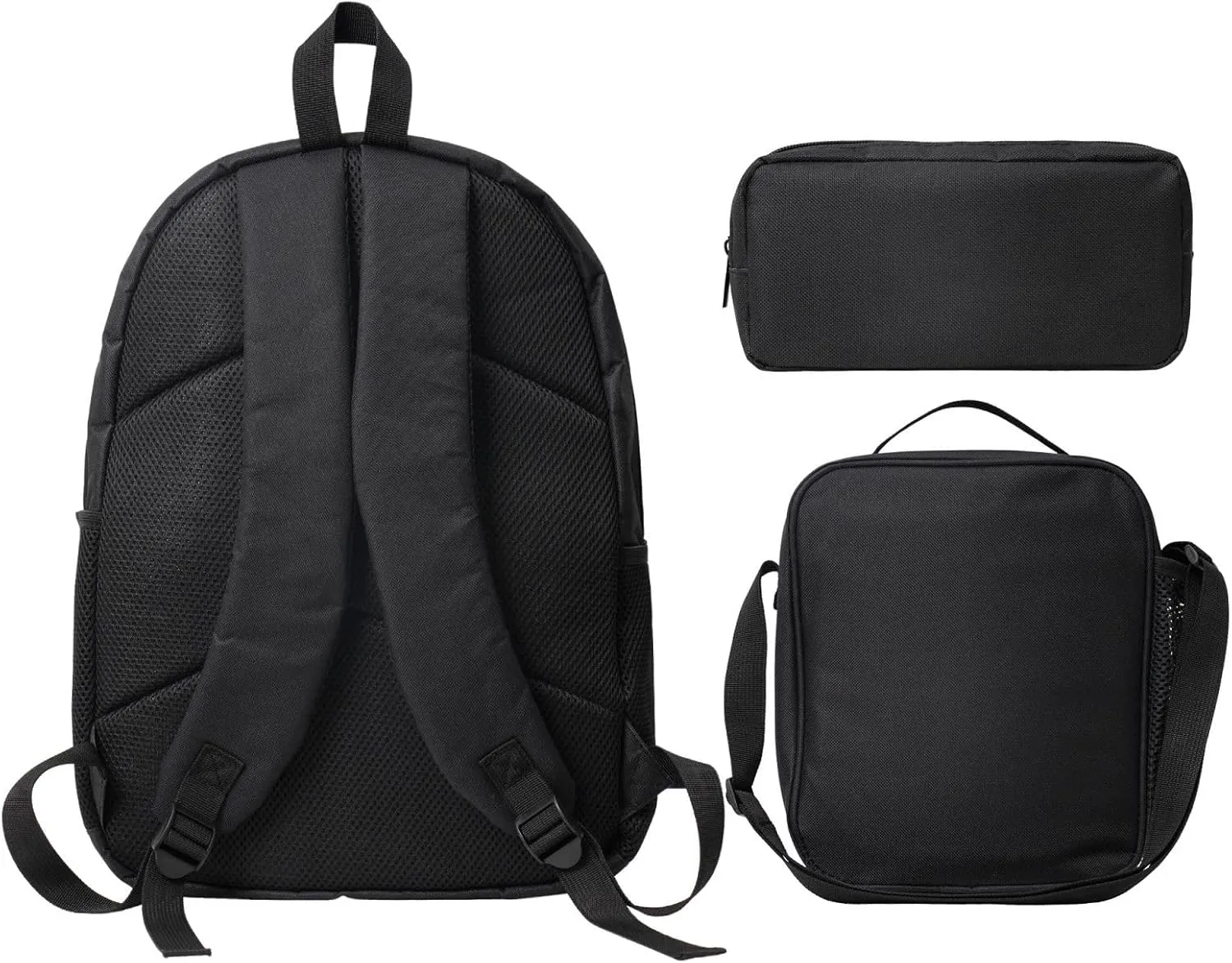 SENROLAN Gamepad Backpack Set Games Gaming Backpacks Lunch Bag Pencil Case 3 Pieces Boys Backpacks Ages 8-10