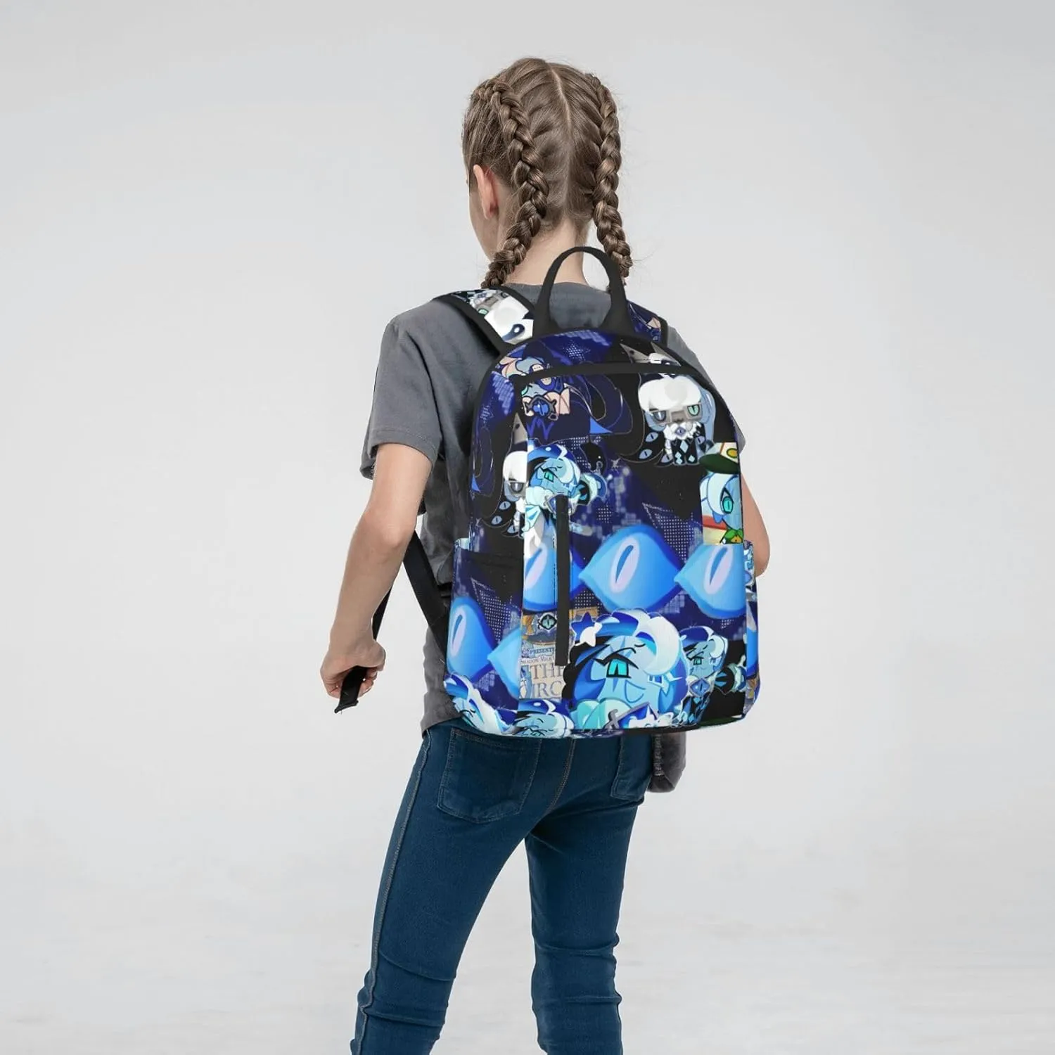 Shadow Milk Cookie Fashionable Casual Backpacks, Travel Bags For Boys And Girls(17ï¼‰