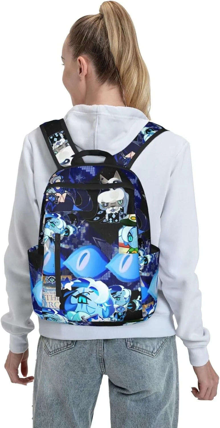 Shadow Milk Cookie Fashionable Casual Backpacks, Travel Bags For Boys And Girls(17ï¼‰