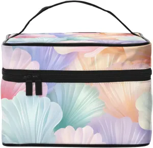 Shell Makeup Bag for Women Travel Cosmetic Bag Large Makeup Case Portable Toiletry Skincare Organizer Bag