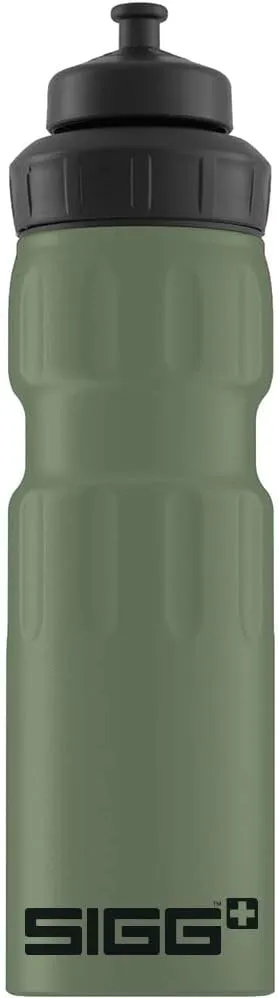 SIGG - WMB Sports Water Bottle - Made in Switzerland - With 3-Stage Sport Cap - Lightweight Metal - Gym, Biking - 25 Oz