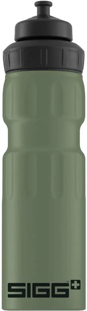 SIGG - WMB Sports Water Bottle - Made in Switzerland - With 3-Stage Sport Cap - Lightweight Metal - Gym, Biking - 25 Oz