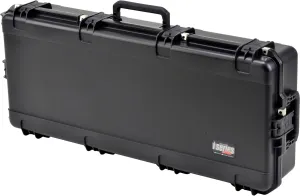 SKB iSeries Modern Sporting Rifle 42"x17" Wide Black Gun Case, Durable Waterproof Rifle Case, Secure Foam Interior (3i-4217-7B-L)