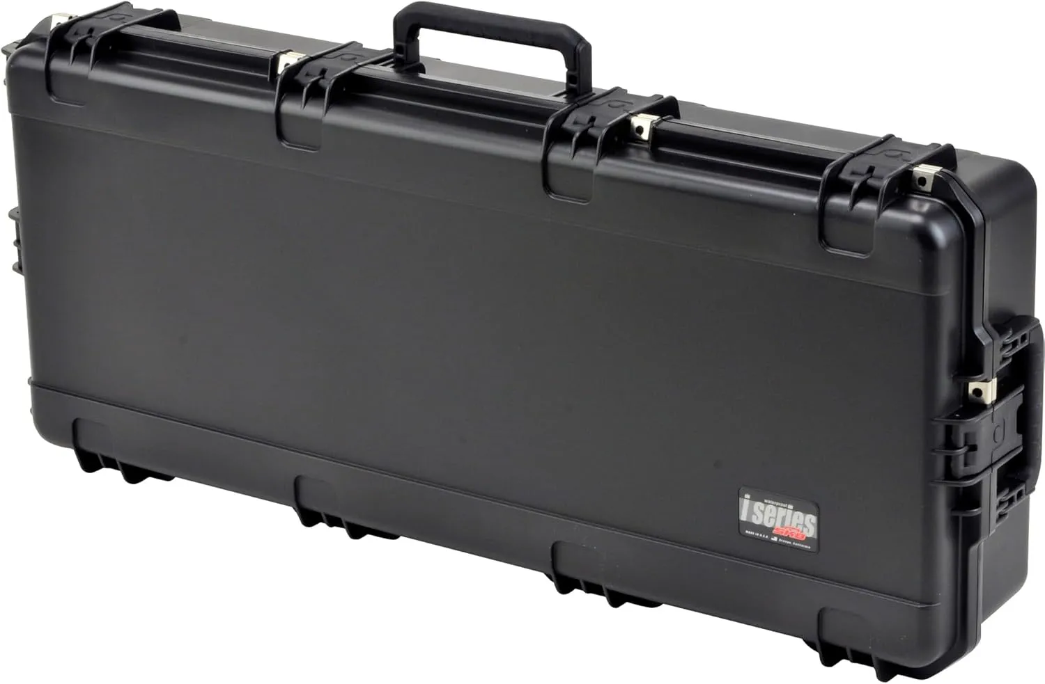 SKB iSeries Modern Sporting Rifle 42"x17" Wide Black Gun Case, Durable Waterproof Rifle Case, Secure Foam Interior (3i-4217-7B-L)