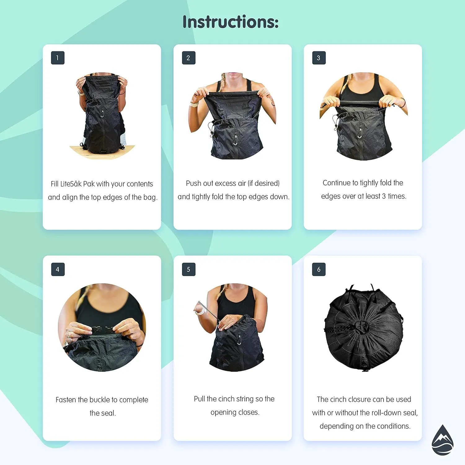 Skog Å Kust LiteSåk 2.0 Waterproof Ultralight Dry Bags & Backpacks