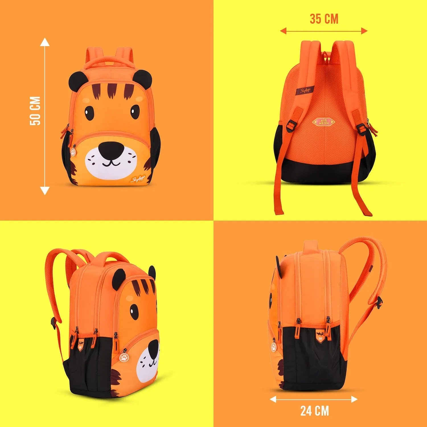 Skybags BUDDY PLUS 01 SCBP TIGER BRIGHT ORANGE