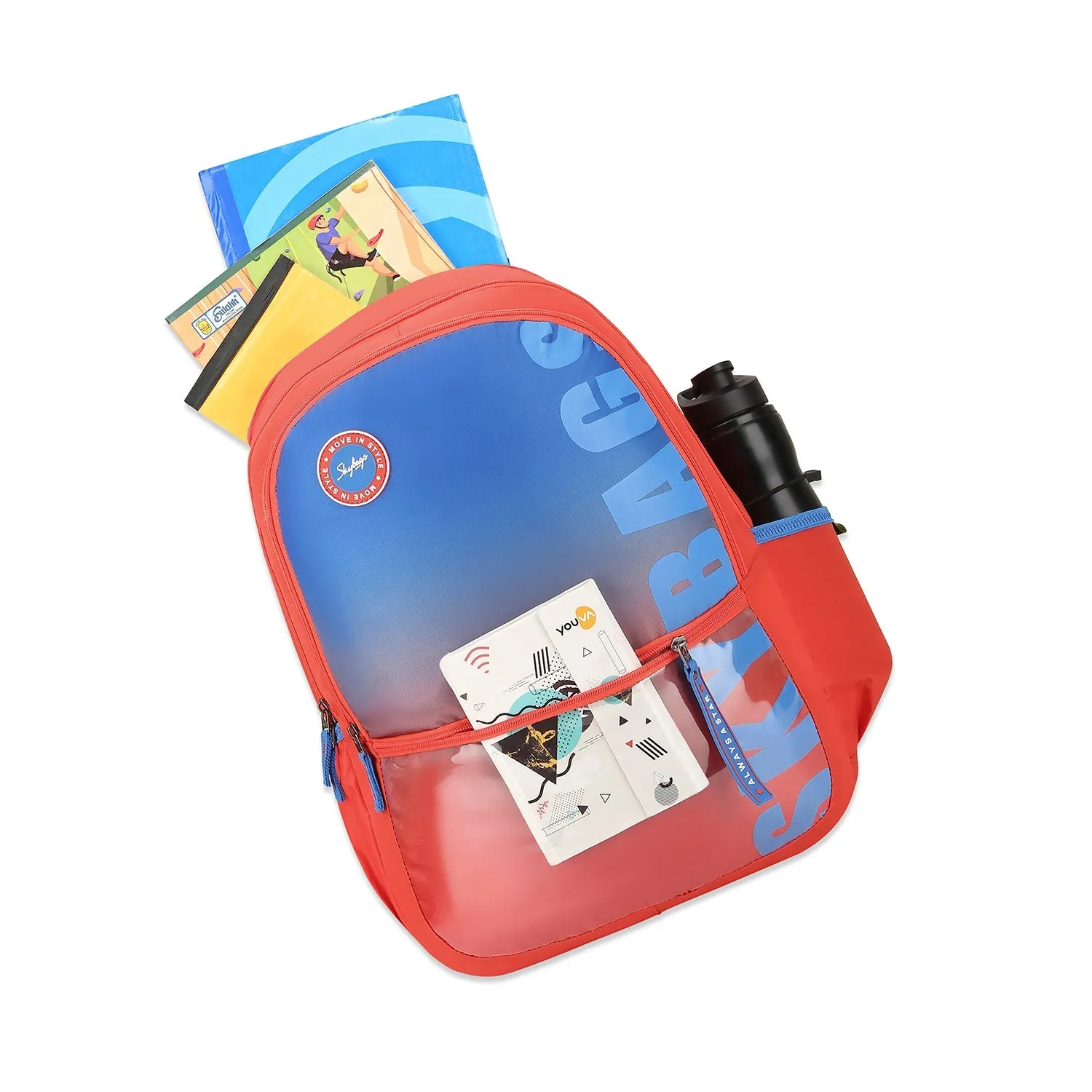 Skybags FLOW 06 SCL BACKPACK (H) ORANGE