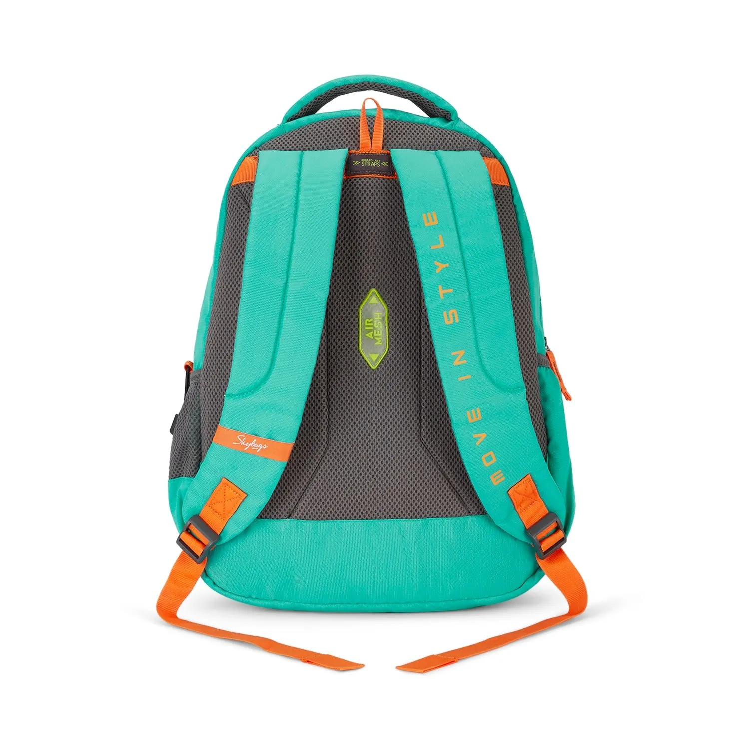 Skybags New Neon 22  02 School Backpack Teal