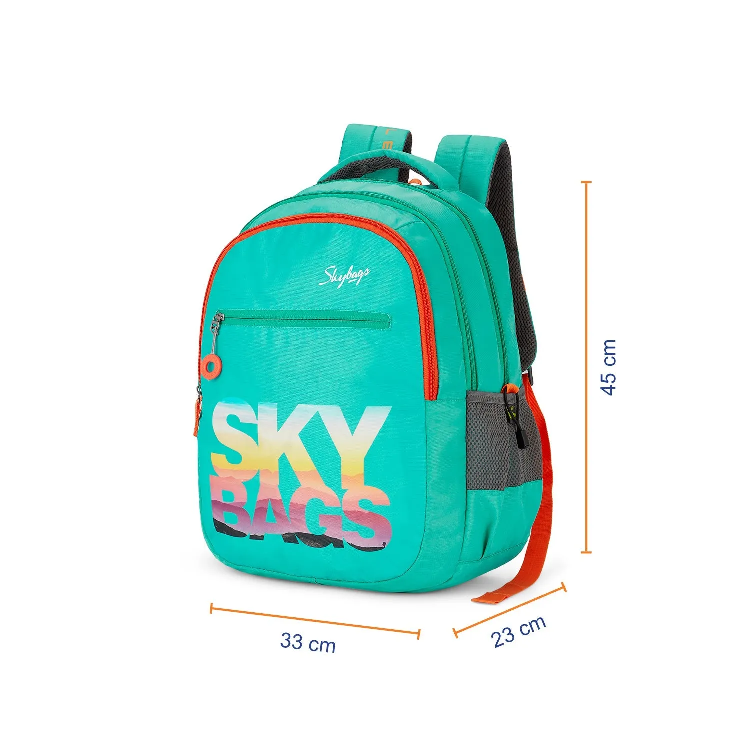 Skybags New Neon 22  02 School Backpack Teal