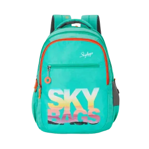 Skybags New Neon 22  02 School Backpack Teal