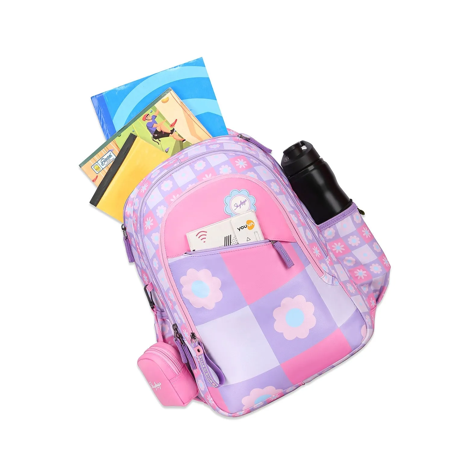 Skybags PEARL 02 SCHOOL BACKPACK LAVENDER
