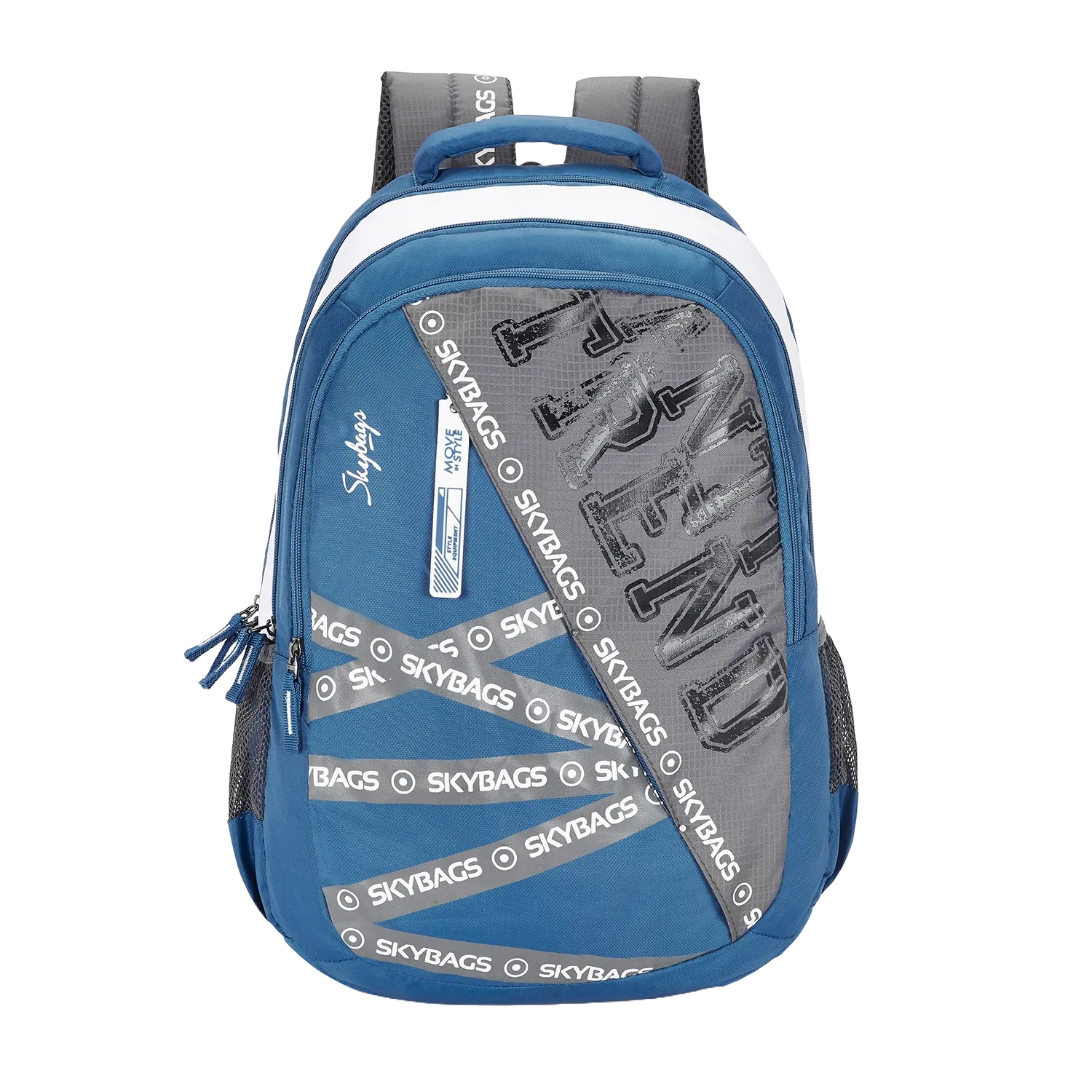 Skybags Skybags Riddle  School Bp-Rc Blue Grey