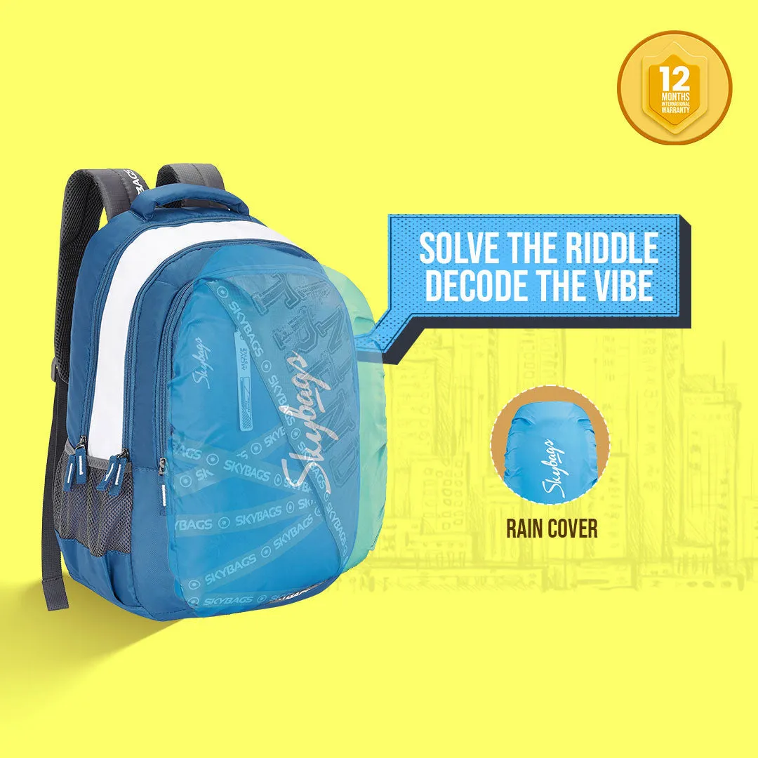 Skybags Skybags Riddle  School Bp-Rc Blue Grey