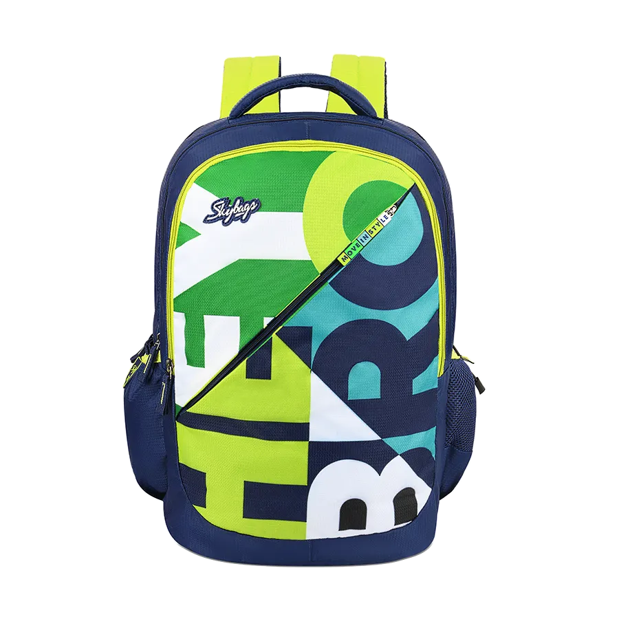 Skybags Squad 02  School Backpack Navy